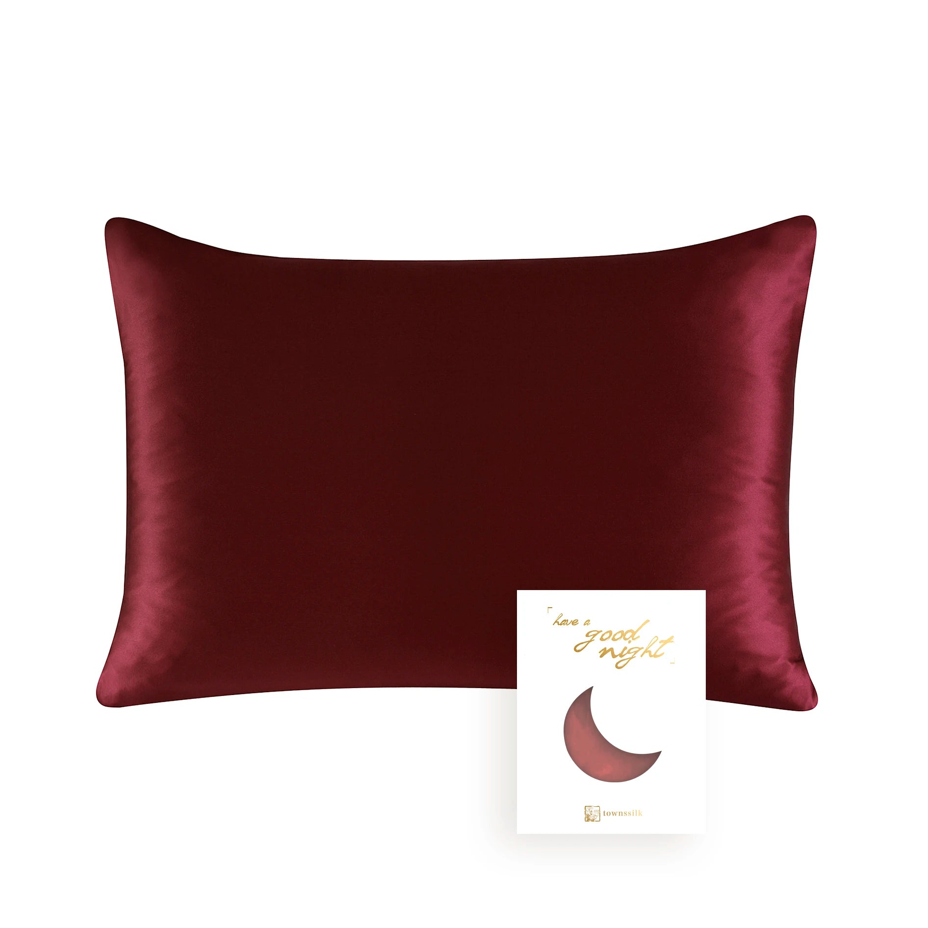 100% Natural Mulberry Silk Pillowcase With OEKO-TEX 22MM Front In 100% Silk & Back in Lenzing Tencel Fabric, 1 Pack