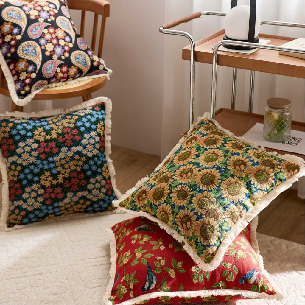 Celia | Blue Blossom Cushion