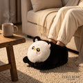 Penguin electric foot warmer cushion in use