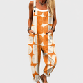 Thea Brown Floral Jumpsuit
