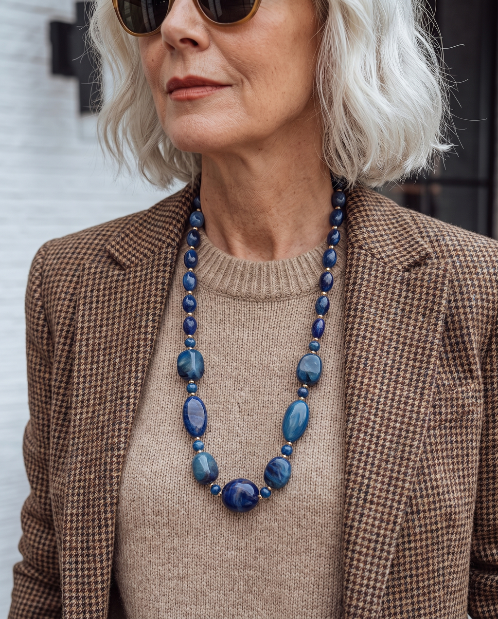 Constance Vintage Resin Necklace