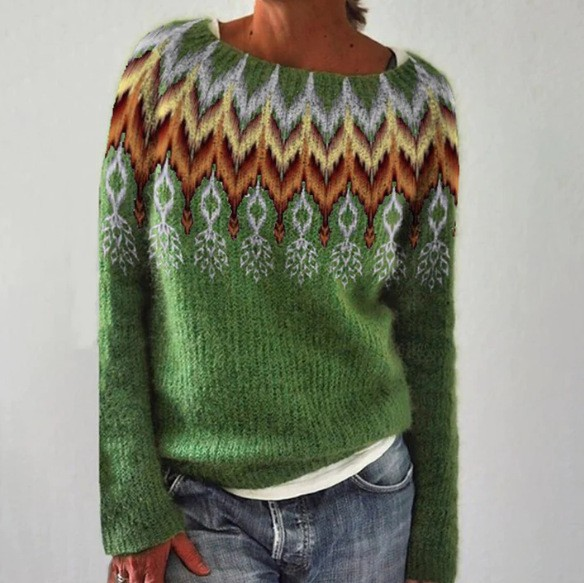 Vivienne | Retro Island-Inspired Sweater