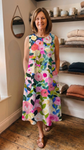 FLORA | FLORAL MIDI DRESS