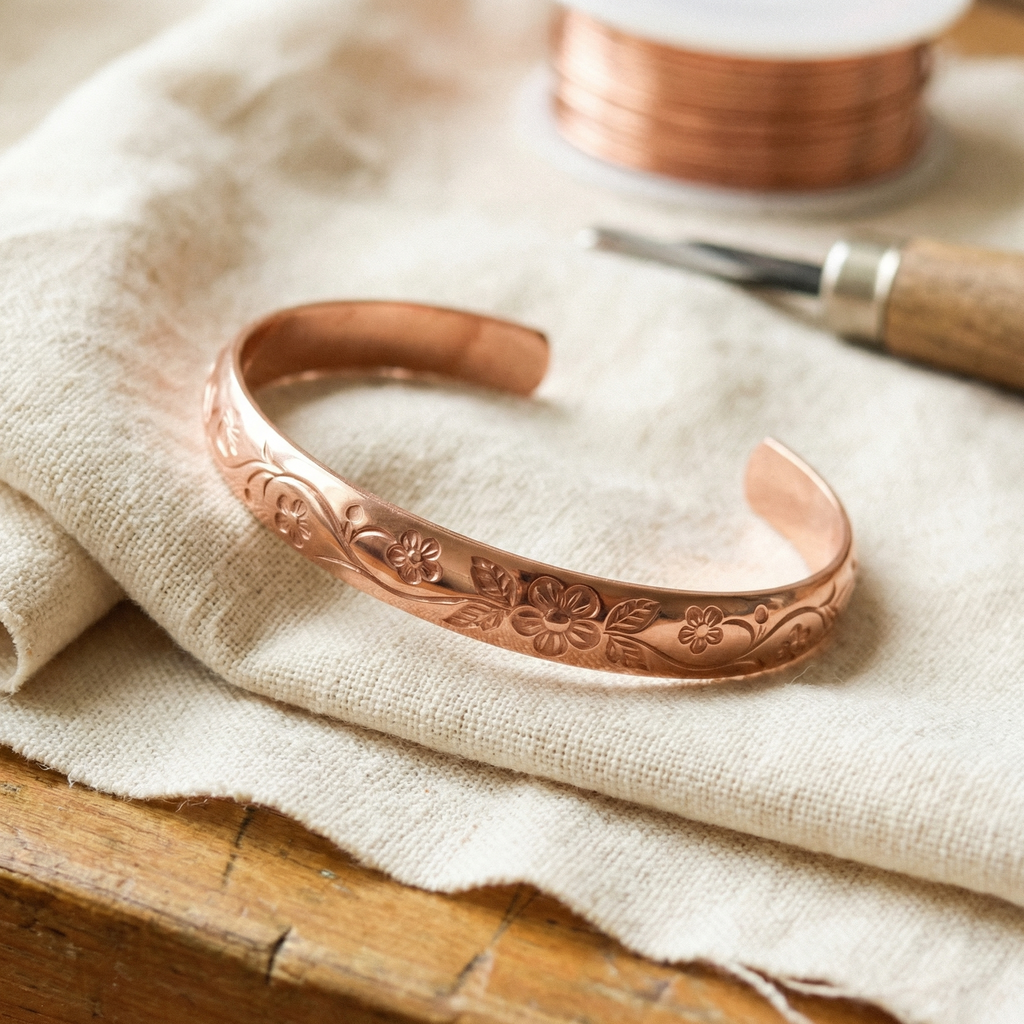 Yarrow | Copper Bracelet