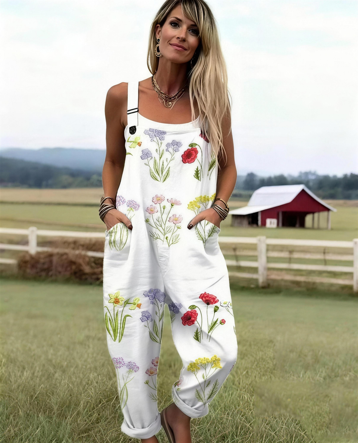 Margaret Wildflower Floral Jumpsuit