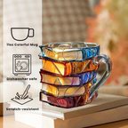 Reading Happiness 3D Handmade Mug – Original