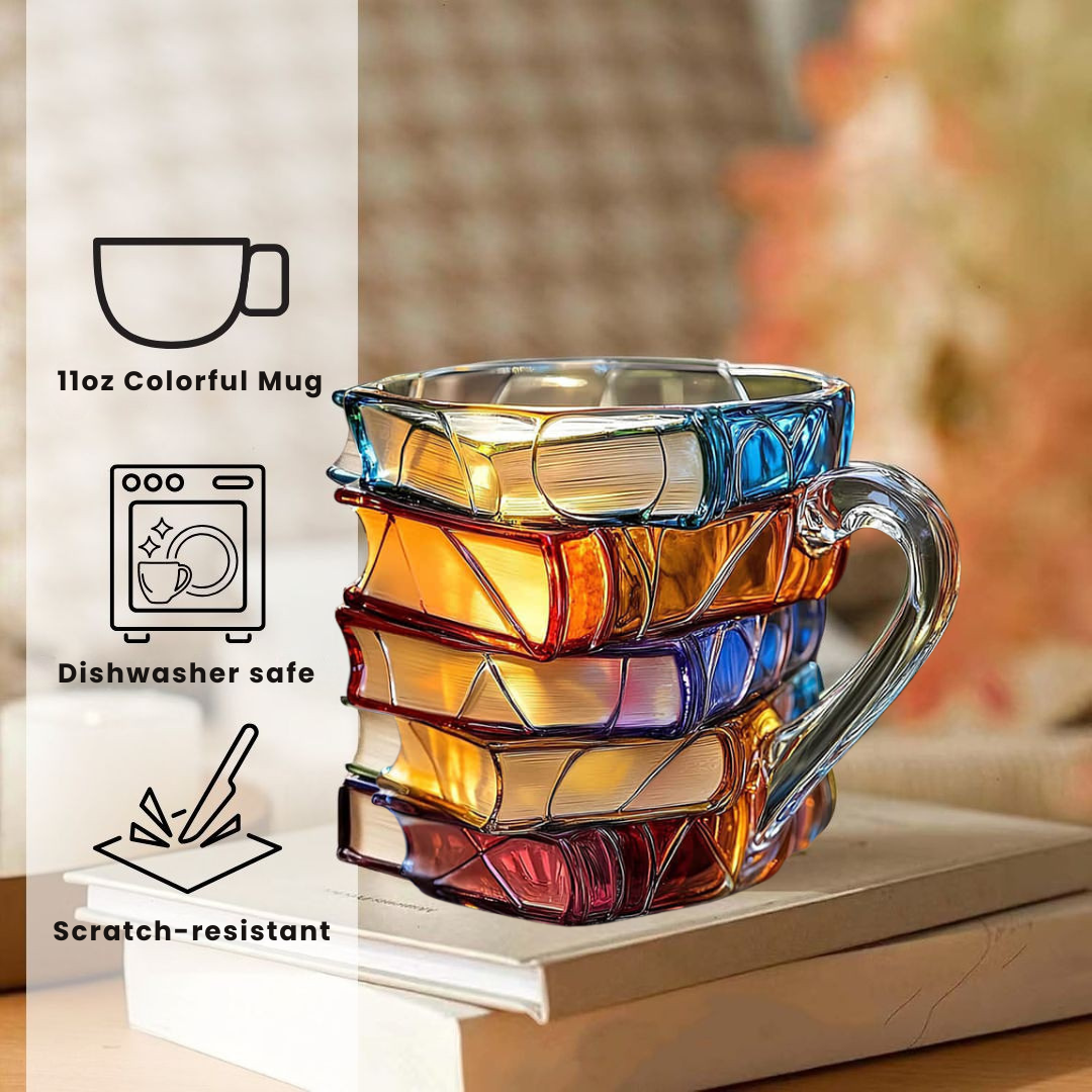 Reading Happiness 3D Handmade Mug – Original
