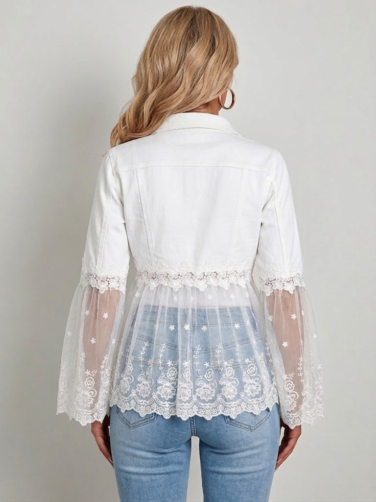 Aruba | Lace Panelled Jacket