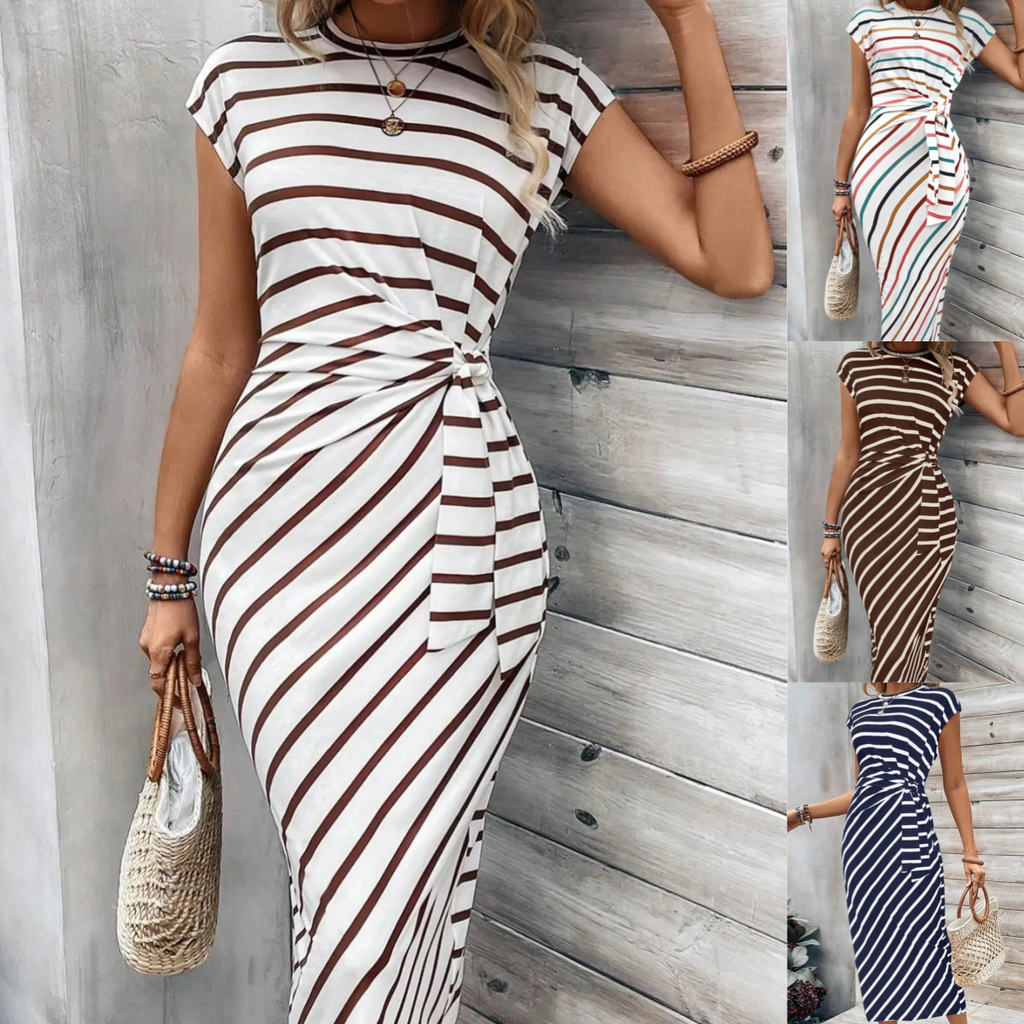 Knot Bodycon Dress – Leopard print