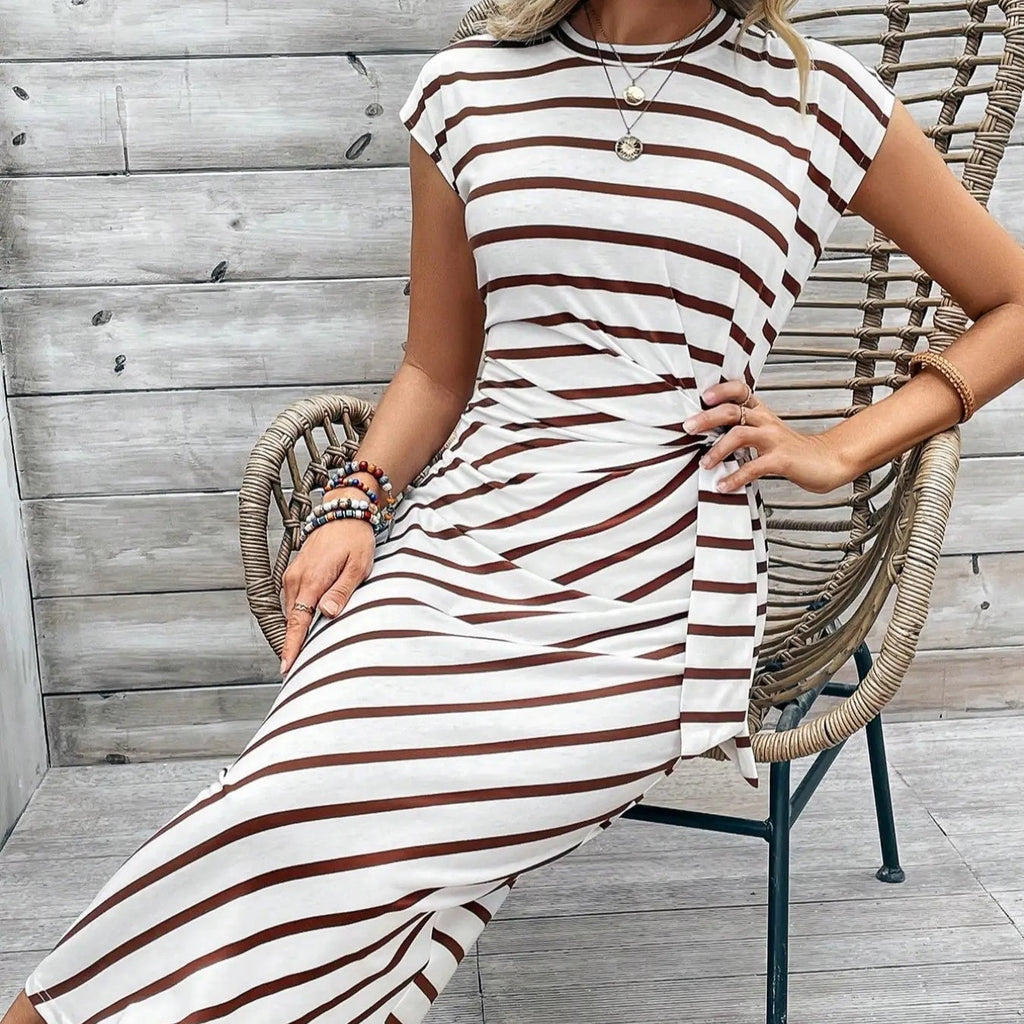 Knot Bodycon Dress – Leopard print