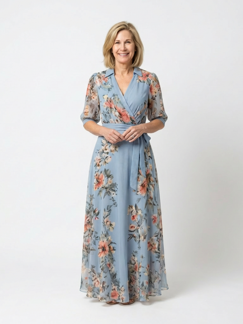 Wren Floral Wrap Maxi Dress